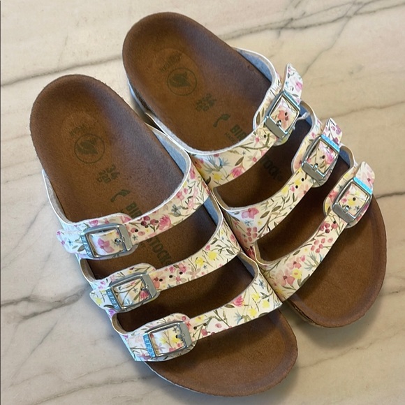 Birkenstock Kids Floral Sandals - Multicolor - Picture 1 of 8